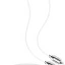 ibrain Air Tube Headphones Air Tube Earbuds Airtube Headset with Microphone & Volume Control Airtube Headphones for a Safe and Healthy Listening (White)