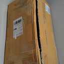 Amazon Basics Solid Wood Saddle-Seat Kitchen Counter Barstool with Footrest, Easy Assembly - 24-Inch Height - Walnut - Set of 2