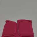 JUMISEE Kids Knee Pad, Anti-Slip Padded Sponge Knee Brace Breathable Flexible Elastic Knee Support for Football Volleyball Dance Skating Basketball Sports (X-Small(4-7 Years old), Hot Pink)