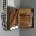 Dorhors Fruit Basket for Kitchen, Fruit Bowl, Kitchen Counter Organizer, Wooden Vegetable Holder for Countertop, Bread Storage Basket Stand(3 Tier)