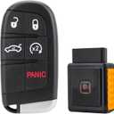 Smart Remote Key Fob Replacement Compatible with 5 Button Dodge Charger 2011-2017 Chrysler 300 2011-2014 Keyless Entry Remote M3N-40821302