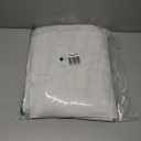 MIULEE Non-See-Through Privacy Linen Curtains 2 Panels, Light Filtering Window Curtains Farnhouse Textured Back Tab Semi Sheer Drapes for Bedroom Living Room, 52 x 72 Inches Long, Pure White