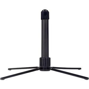 ROCHIX Portable Foldable Flute Stand - Metal Base, 4-Leg Stand for Flute & Piccolo, Black