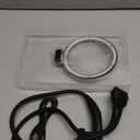 10X 30X Large Magnifying Glass with Light for Reading, Hands Free Magnifying Glass with 3 Color LED Light, Flexible Gooseneck Magnifier for Reading,Sewing,Close Work, Seniors (4.3 Inch)