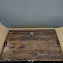 Dog Crate Furniture Foldable with Dog Bed Mat, 27" No Assembly Decorative Dog Kennel Indoor, Heavy Duty Small Collapsible Dog Crates for Small Dogs (Under 25 lb), Wooden Dog Cage