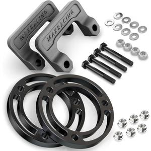 Maxracing 3.5" Front Leveling Kit Upper+Lower Strut Lift Spacers Compatible with 2007-2025 Chevy Silverado Suburban Avalanche Tahoe 1500 / GMC Sierra Yukon 1500 2WD/4WD (3.5 Inches Front Leveling Kit)