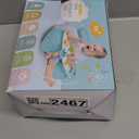 Baby Donut Sit Me Up Floor Seat for 3-36 Months, Inflatable Baby Seat with Cover, Activity Chair for Sitting up, Sensory Tray Suitable for Development, Elephant