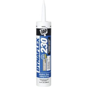 12 Pack Dap 18300 DYNAFLEX 230 Premium Indoor/Outdoor Sealant - White 10.1-oz Cartridge (18275)