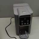 Hot & Iced Coffee Maker with Bold Setting, Single Serve Coffee Maker for K Cup and Grounds, 6-14 Oz Brew Sizes, 50 Oz Removable Water Tank, One Cup Coffee Machine with Reusable Filter, Grey