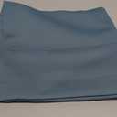 NICETOWN Window Valances for Living Room, Rod Pocket Light Blocking Thermal Insulated Blackout Farmhouse Kitchen Valance for Small Windows 42 x 16 Inch Length, Greyish Blue, 1 Panel