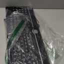 Large Print Backlit Computer Keyboard, USB Full Size Wired Keyboards with 7-Colors Backlight, Wrist Rest, Light Up Keyboard for Windows, PC, Laptop - Easy to See, Easy to Setup (black)