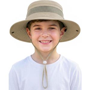 HONGTEYA Kids Sun Hat UPF 50+ Toddler Bucket Summer Hat Fishing Outdoor