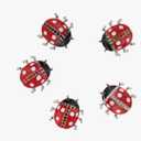 Vintage Animal Insect Brooch Pin Set Elegant Rhinestone Simulated Pearl Corsages Scarf Clips Jewelry Accessories