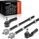 A-Premium Set of 4, Front Inner & Outer Tie Rod End Kits, Compatible with Ford Focus 2012-2018, Escape 2013-2019, C-Max 2013-2018