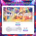 Tingjoo 2 Pcs 12x6 ft Vbs 2026 Bright Jesus Backdrop Bright Jesus Backdrop Design for Vbs with Grommets and Ropes for Church Events Decorations Bible Party, Stage & Photography