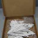 6 Pack Winter Snowflake Paper Lantern Star Paper Lanterns with 6 LED Light White Hanging Lamp Ornaments for Christmas Winter Weddings Birthday Holiday Party Decoration(Stylish Style)