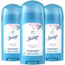Secret Antiperspirant and Deodorant for Women, 24hr Sweat & Odor Protection, PH Balanced Protection, Gentle on Skin, Wide Solid, Powder Fresh Scent, 2.7 oz (Pack of 3)