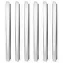 6 Pcs 12 Inch Stainless Steel Adaptor Bar, Long Food Service Divider, Metal Table Adapter Bar for Hotel Catering Restaurant Kitchen Commercial Food Service Accessories