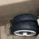 HQPASFY 490-324-0002 Rear Wheels 12 Inch Rear Wheels 12x1.75" Plastic Wheel Compatible with Craftsman Lawn Mower, 2 Pack