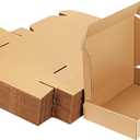 MEBRUDY 9x6x2 Inches Shipping Boxes Pack of 50, Small Corrugated Cardboard Box for Mailing Packing Literature Mailer (Brown)