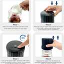 Mason Jar Vacuum Sealer Kit, Electric Sealer for Wide, Regular Mouth Mason Jars, Portable Vacuum Sealer for Jars, Birthday Gifts for Her, Gifts for Mom, Grandma