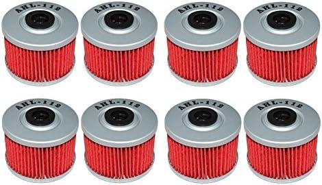 AHL 112 Oil Filter for Honda XR600R XR600 R 600 1985-2002 (Pack of 8)