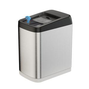 ELLO&ALLO 50 Liter 13 Gallon Touchless Rectangular Automatic Motion Sensor Trash Can For Kitchen Brushed 13 Gallon Black/Stainle ELLO&ALLO 50 Liter 13 Gallon Touchless Rectangular Automatic Motion Sensor Trash Can For Kitchen Brushed 13 Gallon Black/Stainle