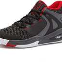 AND1 Girls & Boys Basketball Shoes Kids, Boys High Top Sneakers, Youth Basketball Boys Shoes Size 1 to 7 Little and Big Kid (3.5 Little Kid, Black/Dark Grey/Red)