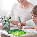 Geyee 24 Pcs Mini Mental Health Awareness Notepads and Pens Bulk Mental Health Awareness Items Gifts Stop The Stigma Notebooks Green Ribbon Ballpoint Pens for Classroom Home Office Charity Favors