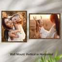 Giftgarden 16x20 Picture Frame Rustic Brown, 16 by 20 Thin Poster Photo Frame for Wall Display, Single
