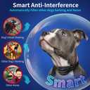 2 x Dog Bark Collar, Smart Anti Bark Collar with 5 Sensitivity Levels, Waterproof Barking Collar with Beep Vibration and Optional Shock, Automatic No Bark Collars for Large Medium Dogs