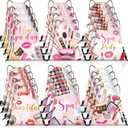 24 Pcs Spa Party Favor Bags Drawstring Backpack Gift Bags for Girls Women Makeup Birthday Party Decorations Salon Baby Shower Spa Decorations, 12 x 10 Inch