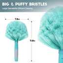 TelesPro 20 Feet High Reach Cobweb Duster with 5-12Ft Extension Pole, Webster Cobweb Duster with 3-Stage Telescopic Aluminum Pole, Spider Web Brush for Outdoor & Indoor Cleaning - Soft Bristles.