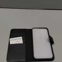 TUCCH Wallet Case for iPhone 13 Pro Max, RFID Blocking, 4 Card Slots, Stand Shockproof TPU Interior Shell, PU Leather Magnetic Flip Cover, Black