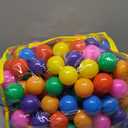 Hovenlay Ball Pit Balls Phthalate Free BPA Free Crush Proof Plastic - 7 Bright Colors in Reusable Play Toys for Kids with Storage Bag