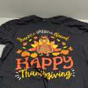 Thankful Grateful Blessed Happy Thanksgiving Turkey Gobble T-Shirt XL 
