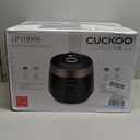 CUCKOO CRP-P0609S 6-Cup (Uncooked) / 12-Cup (Cooked) High Pressure Rice Cooker & Warmer with Nonstick Inner Pot, 12 Menu Options, Fuzzy Logic Tech, 3 Voice Guide, Auto Clean (Black/Copper)