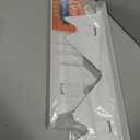 Stove Gap Covers Stainless Steel, 2 Pack Stove Gap Filler Easy Retractable Length 13.8" to 27.5", Width 0.79" ALMCALS Stove Gap Guards Range Trim Kit, Heat Resistant Guard Between Stove Top & Counter (White)