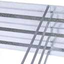 Galvanized Raised Garden Beds 2-Pack (6x3x1ft Each) Popular Heavy-Duty Metal Planter Box with 4 Support Bars for Vegetables, Herbs, Flowers, Space-Saving Size for Small Yards & Patios