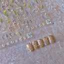 5D Spring Flower Nail Sticker Relief Back Glue Daisy Lavender Nail Art Stickers Self Adhesive Lily Tulip Orchid Designs Nail Decals Spring Nail Art Decorations for Womens Manicure DIY