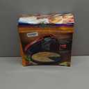 Taco Tuesday Deluxe 10-inch 6-Wedge Electric Quesadilla Maker with Extra Stuffing Latch, Red