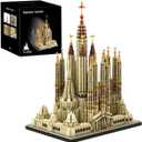 BBTiloBrix Sagrada Família Church Architectural Building Block Set, 10328 Pieces Collectible Cathedral Model, Spain Landmark Construction Kit for Adults,Home Decor Gift for Architecture Enthusiasts
