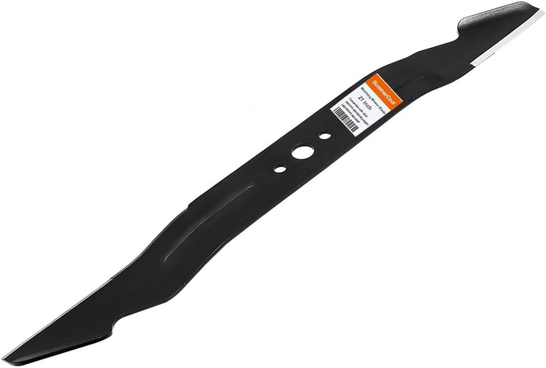 SummerCool 21" Lawn Mower Blade Replacement for EGO Power+ 56V Models LM2100SP LM2101 LM2100 LM2102SP LM2142SP,Mulching Mower Blade 21Inch,Black,1 Pack