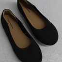 Amazon Essentials Women's Knit Ballet Flat, 9