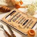 Grandma Gifts, Grandma Birthday Gifts, Unique Grandma's Cutting Board, Best Christmas Birthday Mothers Day Gifts for Grandmother Nana Granny from Granddaughter Grandson