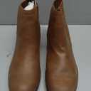 mysoft Women's Elastic Gore Lug Sole Chelsea Boots Slip On Platform Chunky Heel Ankle Booties 10w