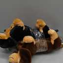 MorisMos 3 Packs Dachshund Stuffed Animals in Bulk,13'' Realistic Weiner Dog Toys for Kid Girl Boy Adult,Lifelike Weiner Dog Puppy Plushies,Bulk Small Stuffed Animal Dachshund Gifts for Birthday Party