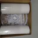 Lamp Shades Set of 2, Small Lamp Cover, White Drum Lampshades 8.7" Top x 8.7" Bottom x 7.9" High, Replacement Lamp Shades Natural Linen for Floor Lamps Table Lamps Chandelier Lamp, Assembly Required