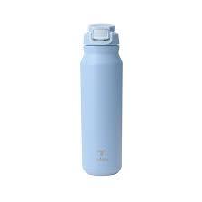 REDUCE 32 oz Hydrate Pro Stainless Steel Insulated Water Bottle - Flip Top Leak-Proof Lid, Dishwasher Safe, BPA-Free, Dual Wall Vacuum, Keeps Drinks Cold for 48 Hrs, Cup Holder Friendly - Glacier
