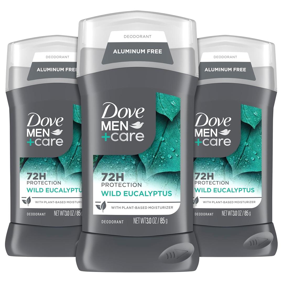 DOVE MEN + CARE Aluminum Free 2 Pack Wild Eucalyptus Deodorant for Men 3 oz